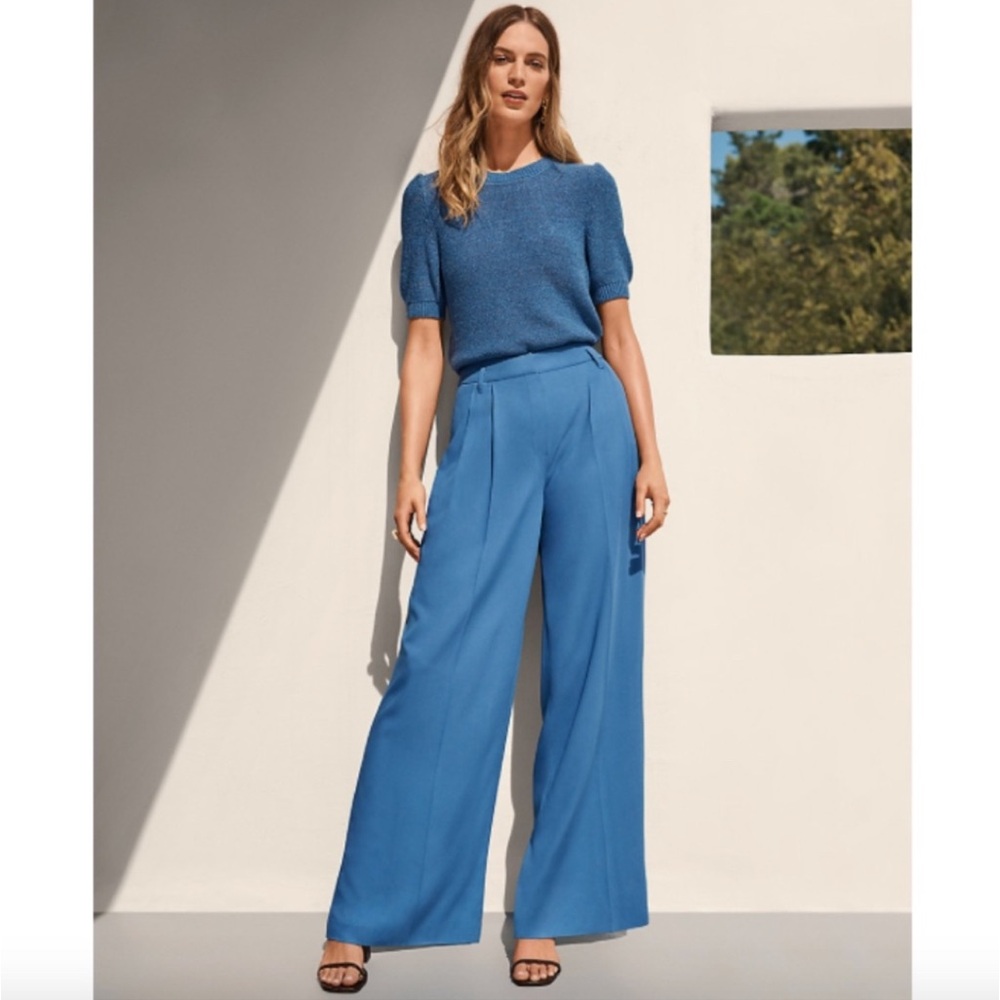 Ann Taylor Blue Pantsuit